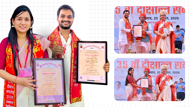 Stani Memorial P.G. College Students Shine at the 35th Convocation of the University of Rajasthan