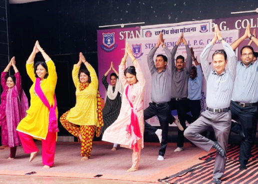 International Yoga Day Organized by SMPGC Jaipur