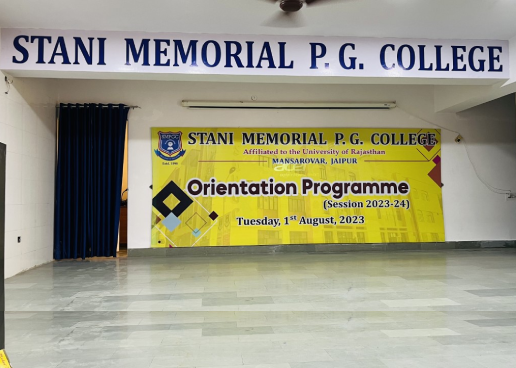Orientation Programme for the new Session at SMPGC