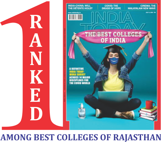 Ranked 1st Among best private college of rajasthan