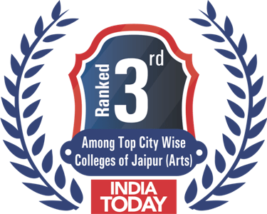 Ranked 3rd Among Top City Wise college of Jaipur (Arts)